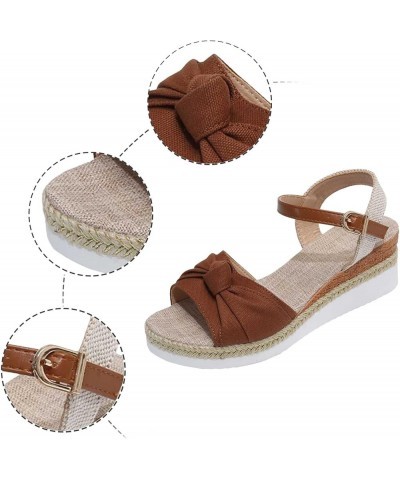 Women High Heels Shoes Comfortable Orthopedic Sandals Thong Summer Flip Flop Casual Walking Flats 52-htrns-brown-8 $15.79 San...