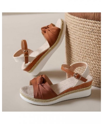 Women High Heels Shoes Comfortable Orthopedic Sandals Thong Summer Flip Flop Casual Walking Flats 52-htrns-brown-8 $15.79 San...