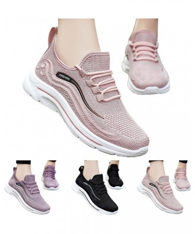 Women Walking Sneakers Athletic Training Shoes Comfortable Walking Shoes White Sneakers Women Black 1 $14.89 Fashion Sneakers