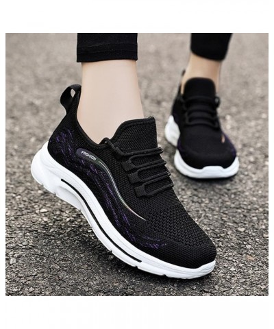 Women Walking Sneakers Athletic Training Shoes Comfortable Walking Shoes White Sneakers Women Black 1 $14.89 Fashion Sneakers