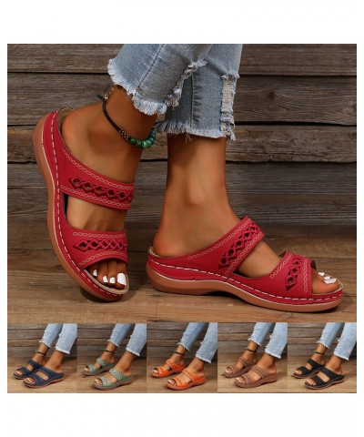 flip Flops for Women Summer Women's Summer Sandals Casual Comfortable Beach Bohemian Flat Sandal ShoesB241 $10.15 Sandals