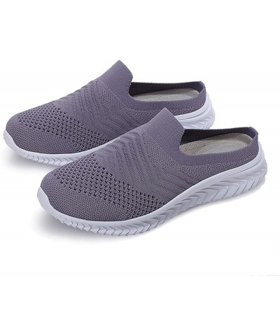 mary jane shoes for women, Womens Fashion Flat Comfortable Lightweight Running Shoes Sneakers Z-11 Purple $17.74 Athletic Shoes