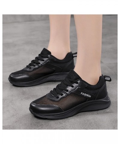 Women's Fashion Sneakers,Flat Casual Walking Slip On Sneakers Shoes for Woman Women Ballet Flats Black $15.11 Fashion Sneakers