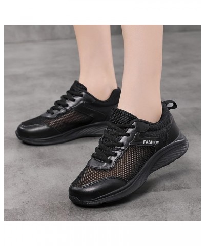 Women's Fashion Sneakers,Flat Casual Walking Slip On Sneakers Shoes for Woman Women Ballet Flats Black $15.11 Fashion Sneakers