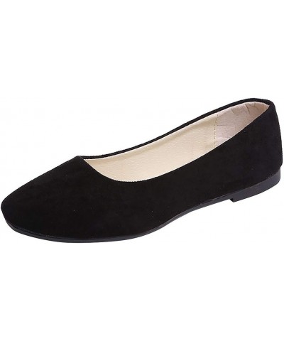 Lightweight Flats Women Flats Casual Shoes for Walking Flats for Women Black $11.68 Mules & Clogs