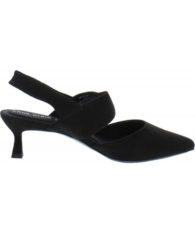 Womens Ivy Stretch Manmade Slingback Heels Black $33.43 Flats