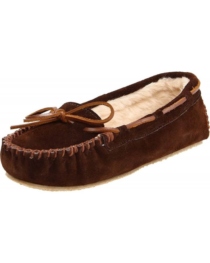 Women's Cally Faux Fur Slipper Chocolate $26.57 Fashion Sneakers