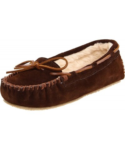 Women's Cally Faux Fur Slipper Chocolate $26.57 Fashion Sneakers