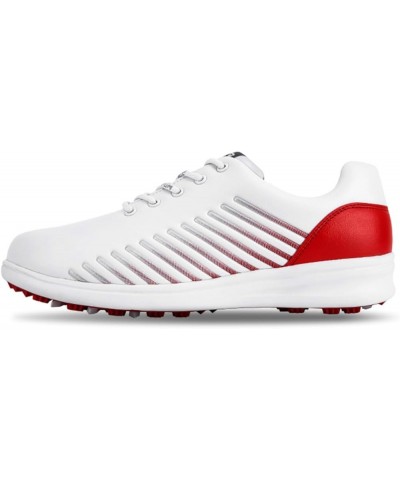 Spikeless and Waterproof Golf Shoes for Women and Girls Red $34.79 Athletic Shoes