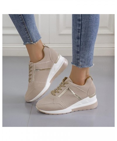 Women Running Shoes Fashion Tennis Athletic Walking Gym Sports Sneakers, Shoelaces for Sneakers Z 14-brown $20.87 Fashion Sne...