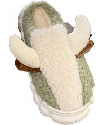 Women's Cotton Slippers Yoga Hotel Comfortable Walk the Dog Hiking Winter Mule Shoes Pumps Thick Bottom Slipper Green $18.20 ...