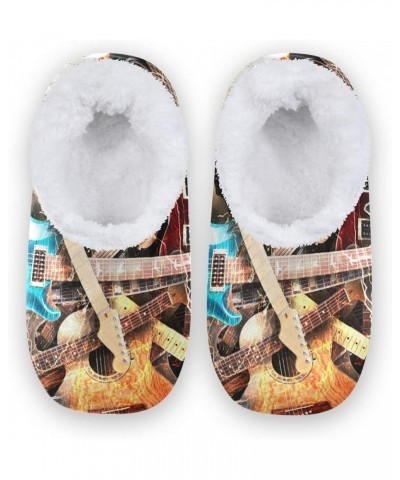 Unisex Fuzzy House Slippers Memory Foam Warm Slip Shoes Fur Lining M-XXL Multi 6 $12.73 Slippers