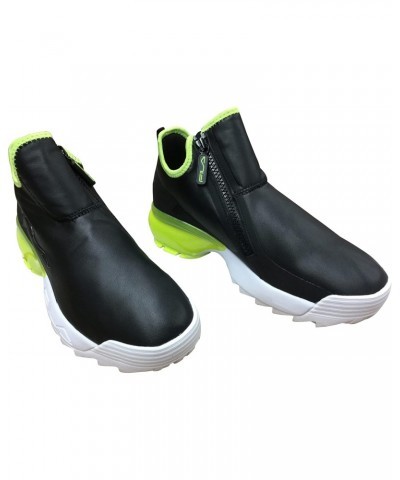 Women's Lab F Neon Black/White/Safety Yellow (5XM00823 016) $20.62 Fashion Sneakers