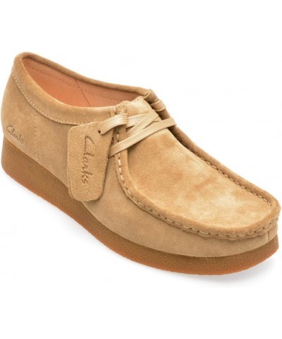 Clarks(クラークス) Women's Moccasin Brown (Dark Sand) Suede $46.29 Oxfords