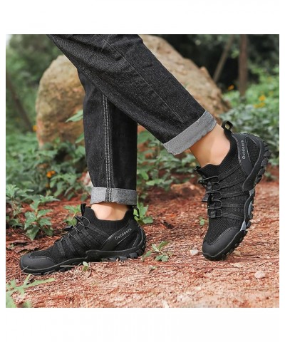 Men and Women Round Toe Collision Wading Shoes Outdoor Camping Hiking Shoes Thick Sole Women's Lifestyle Sneaker Black $21.02...