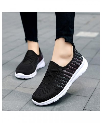 Leisure Women's Lace Up Soft Sole Comfortable Shoes Outdoor Mesh Shoes Runing Fashion Sports Breathable Sneaker Sandals for W...