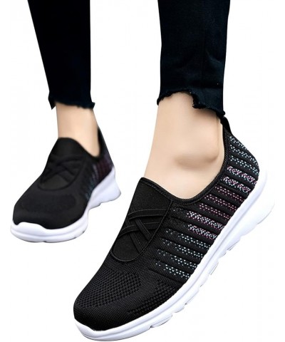 Leisure Women's Lace Up Soft Sole Comfortable Shoes Outdoor Mesh Shoes Runing Fashion Sports Breathable Sneaker Sandals for W...