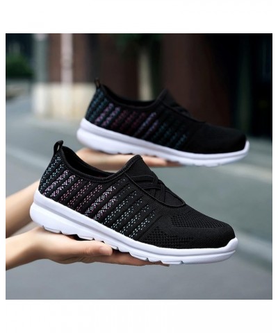 Leisure Women's Lace Up Soft Sole Comfortable Shoes Outdoor Mesh Shoes Runing Fashion Sports Breathable Sneaker Sandals for W...