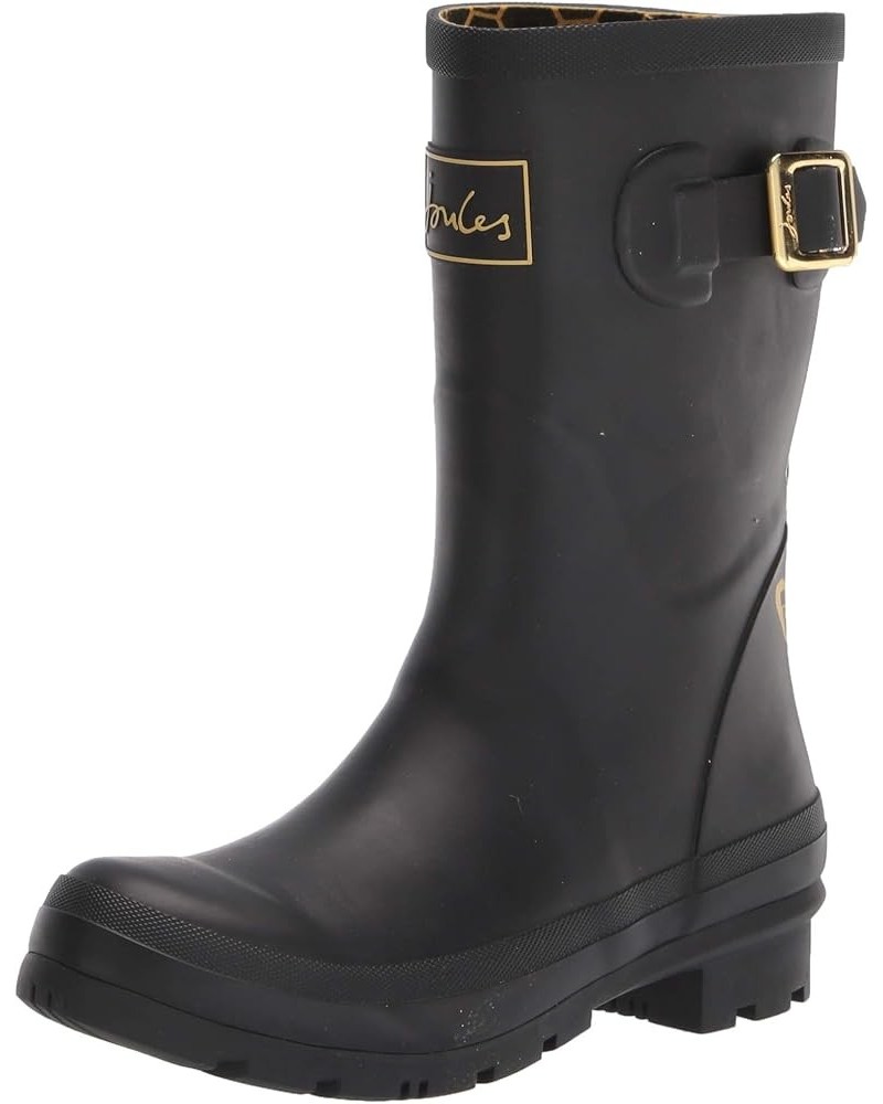 Women's Wellington Welly Boot Gold Etched Bee $26.71 Boots