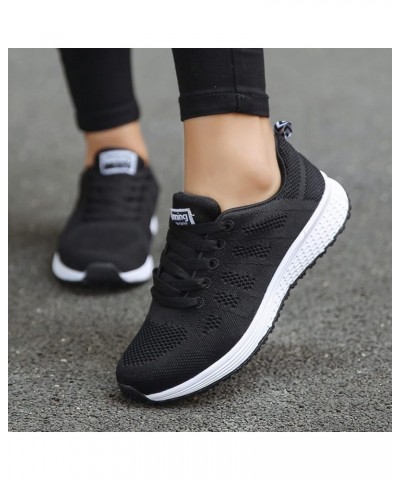 Women Ladies Breathable Mesh Air Cushion Mesh Casual Lightweight Soft Bottom Lace Up Running Men's Dress Shoes $28.04 Athleti...