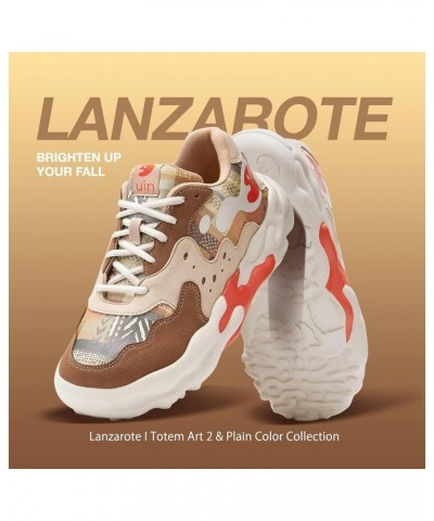 Women's Chunky Platform Fashion Sneakers Walking Shoes Lanzarote Lanzaroteⅰ - Autumn Wild 2 $91.20 Athletic Shoes