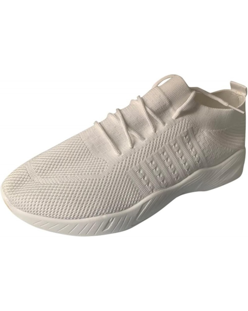 WoMen's Fashion Sneakers Wide Width Wedges Mesh, Men's Comfy Low Top Slip-On Baskerball Shoes, Casual Sports Platform Tennis ...