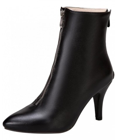 Formal Stiletto Heels Women Pointed Toe Ankle Boots Black $26.73 Boots