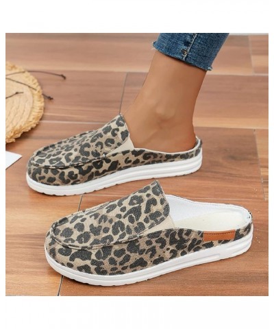 Summer Flats Shoes for Women-Casual Canvas Sneaker,Slip On Low Top Loafer Shoes Light Weight Outdoor Walking Shoes (Color : B...