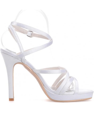 Women's Open Toe High Stilettos Ankle Strap Dress Pump Sandals Party Pump Heel Sandals 6 $31.33 Sandals