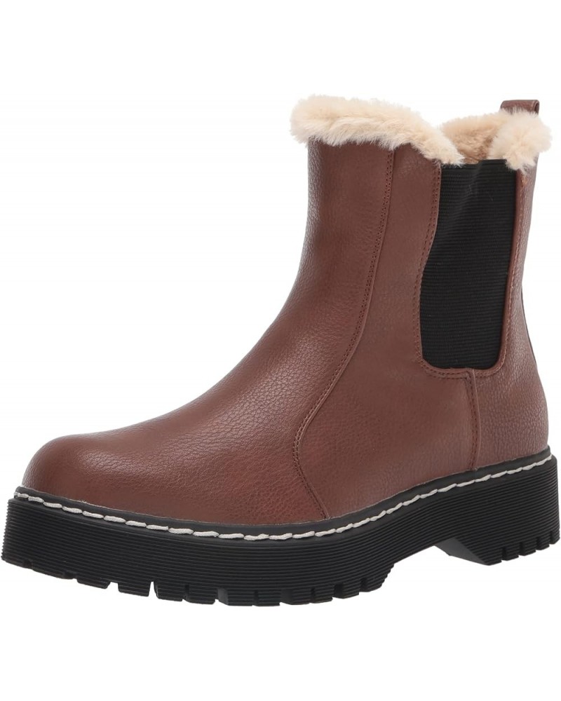 Women's Hudson Fashion Boot Brown $16.49 Boots