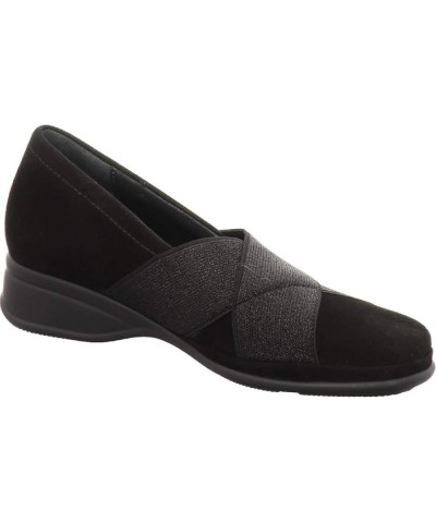 women's Loafers Black Schwarz 0011 $92.05 Slippers