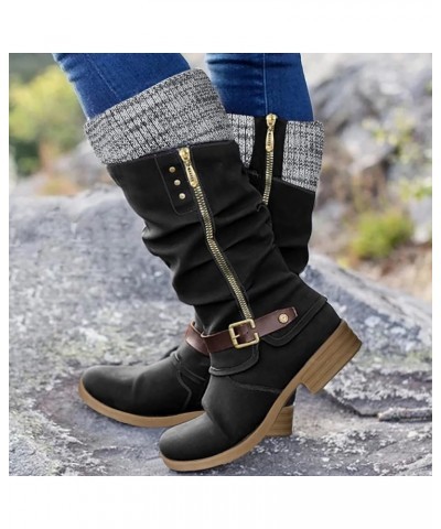 Ankle Cowboy Boots for Women Square Toed White Boots Knee High Western Boots Women Square Toe Women's Boots Wide Calf Size 10...