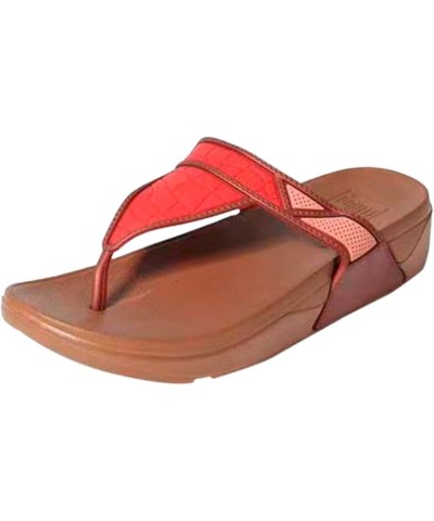 Plain Thong Pvc Rubber Shower Time Personalized Breathable Flip Flop Sandals Fashion Outing Slippers Women Red $9.34 Athletic...