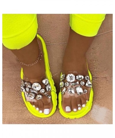 Flip Flops For Women Waterproof Womens Slippers Gold Sandals Black Flip Flops For Womens Comfort Sandals Women Flats S Yellow...