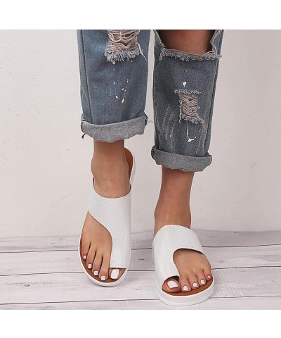 Sandals Wedges Slippers Women Faux Leather Ladies Wedges Flatforms Peep Toe Casual Comfort Adjustable Sandals Casual Women's ...