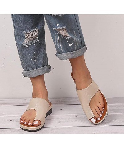 Sandals Wedges Slippers Women Faux Leather Ladies Wedges Flatforms Peep Toe Casual Comfort Adjustable Sandals Casual Women's ...