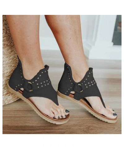 Shoes for Diabetic Women Walking Sandals for Women Size 12 Brown Sandals Women Dressy Wedge Dressy Summer Sandals with Small ...