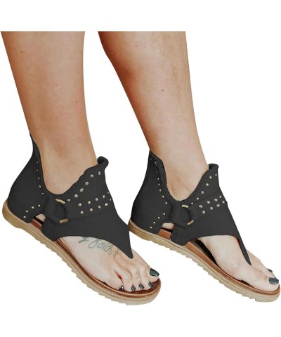 Shoes for Diabetic Women Walking Sandals for Women Size 12 Brown Sandals Women Dressy Wedge Dressy Summer Sandals with Small ...