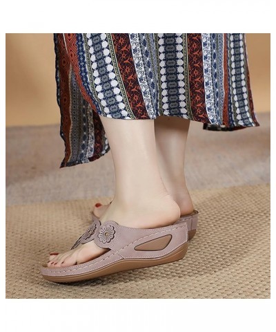 espadrille sandal slides for women wedge shoes for women dressy bride shoes low heel wedges for women Z 14-pink $15.90 Athlet...