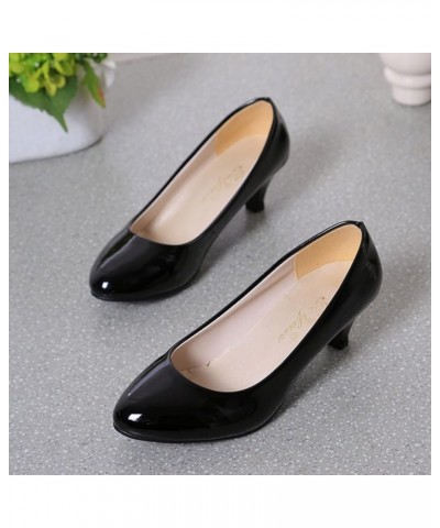 Flats Shoes for Women Casual Women Ballet Flat Shoes Suede Dress Shoes Pointed Toe Slip On Ballerina Walking Flats Sho Z5-bla...