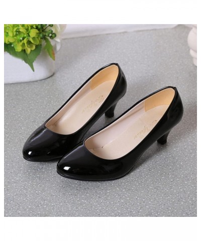 Flats Shoes for Women Casual Women Ballet Flat Shoes Suede Dress Shoes Pointed Toe Slip On Ballerina Walking Flats Sho Z5-bla...