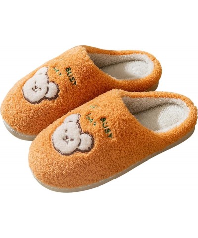 Flats Berry Slippers Women Men Plush Lined Ladies Cute Shoes Fit and Flare Buttery Feeling Loungewear E-orange $12.62 Slippers