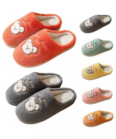 Flats Berry Slippers Women Men Plush Lined Ladies Cute Shoes Fit and Flare Buttery Feeling Loungewear E-orange $12.62 Slippers