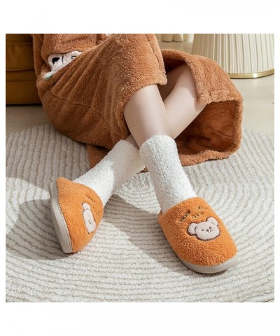 Flats Berry Slippers Women Men Plush Lined Ladies Cute Shoes Fit and Flare Buttery Feeling Loungewear E-orange $12.62 Slippers