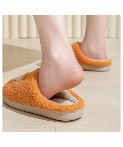 Flats Berry Slippers Women Men Plush Lined Ladies Cute Shoes Fit and Flare Buttery Feeling Loungewear E-orange $12.62 Slippers