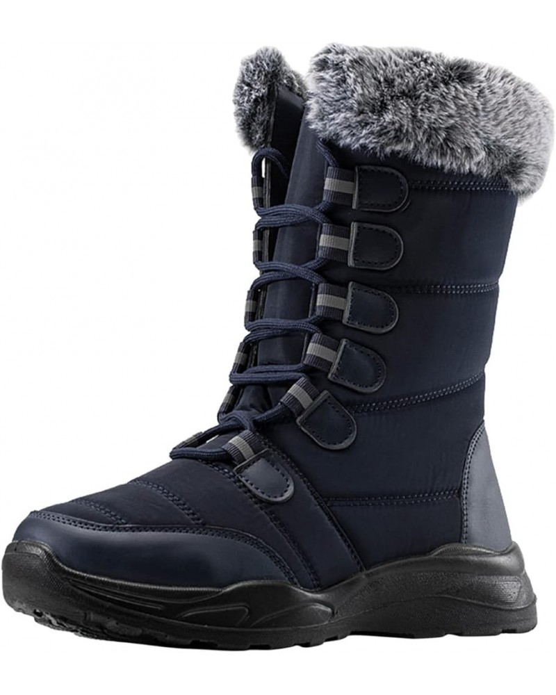 Winter Snow Boots for Women 2023 Womens Black Snow Boots Womens Snow Pants Waterproof Insulated Womens Waterproof Insulated B...