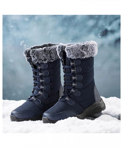 Winter Snow Boots for Women 2023 Womens Black Snow Boots Womens Snow Pants Waterproof Insulated Womens Waterproof Insulated B...