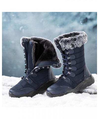 Winter Snow Boots for Women 2023 Womens Black Snow Boots Womens Snow Pants Waterproof Insulated Womens Waterproof Insulated B...