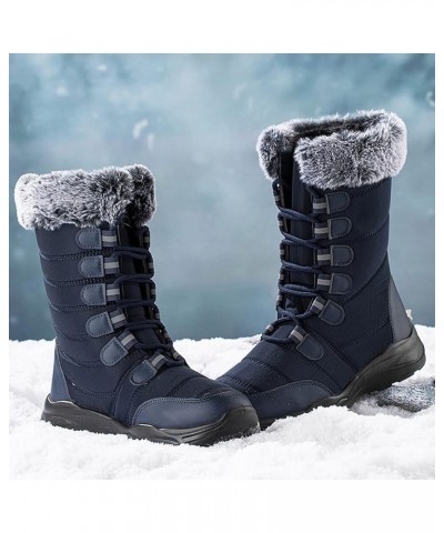 Winter Snow Boots for Women 2023 Womens Black Snow Boots Womens Snow Pants Waterproof Insulated Womens Waterproof Insulated B...