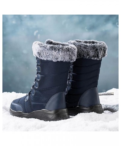 Winter Snow Boots for Women 2023 Womens Black Snow Boots Womens Snow Pants Waterproof Insulated Womens Waterproof Insulated B...